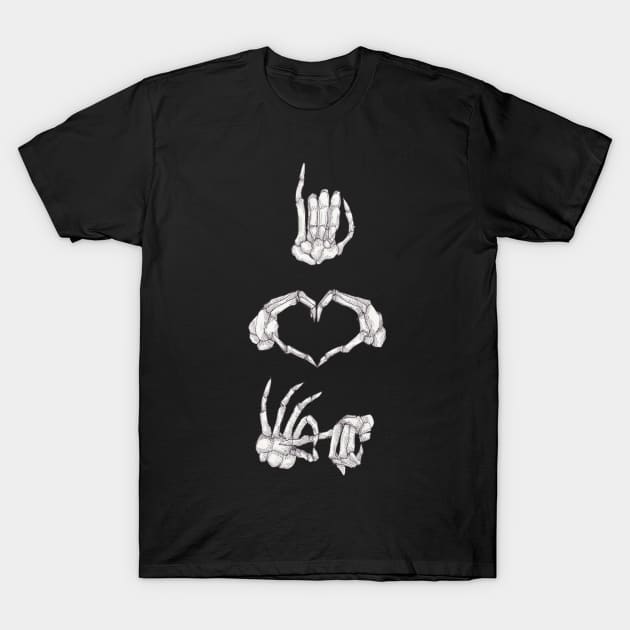 Love To Bone T-Shirt by LVBart